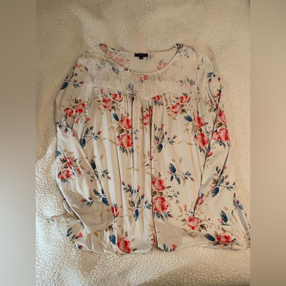 Folunsi Floral Lace Women's Blouse